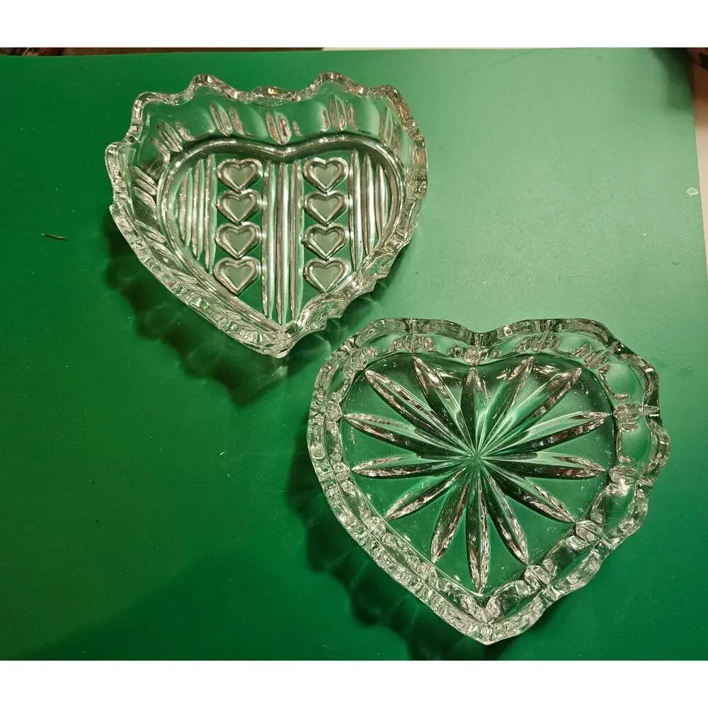 Heart Box European Collection 24% Lead Crystal German 5